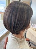 ナチュラルショートボブ