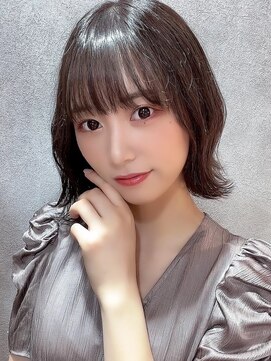 ラルムバイシー 新宿(LARME by Sea) 韓国前髪顔周りショートボブ×フェミニン【新宿/髪質改善】