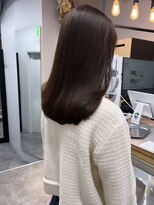 ヌープヘアーアイス(NUUP.hair ici)&nbsp;20代30代大人可愛い髪質改善カラー艶感ストレート透明感