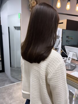 ヌープヘアーアイス(NUUP.hair ici) 20代30代大人可愛い髪質改善カラー艶感ストレート透明感