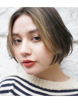 ガリカ(Gallica kinshicho) 【定元剛志】丸みショートボブ/センターパート<錦糸町>