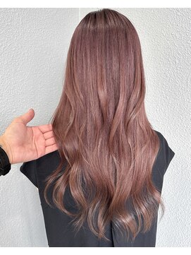 リーフェ バイアルティナ(Rife by artina) ベージュピンク_ピンクブラウン_ピンクベージュ_レイヤーロング
