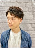 大人ショートツーブロック理容室/ビジネスヘア【新宿/理容室】