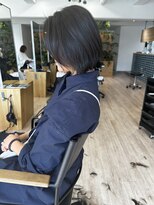 オーシャン(Ocean)&nbsp;［Ocean Hair&Life 水田］☆クセ毛☆ナチュラル切りっぱなしボブ