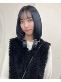 透明感ネイビーブルー