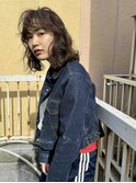 パーマ/アッシュベージュ