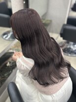 ペレ 栄店(PELE)&nbsp;デザインカラー/レイヤーカット/ウェットヘア/オリーブベージュ