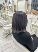 【グレージュ×切りっぱなし】ハイライト/髪質改善/