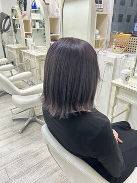 アルターシェリー(aL-ter che'rie) 【グレージュ×切りっぱなし】ハイライト/髪質改善/