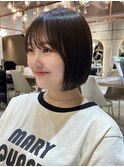 【北澤華】シースルー前髪こなれミディボブ