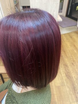 ヘアー シェリール(HAIR Cherir) ブリーチオンカラー(ピンク)