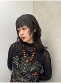 酸性ストレート/顔周りレイヤーカット/吉祥寺
