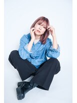 ヘアサロン ナノ(hair salon nano)&nbsp;ミディアム/顔まわりレイヤースタイル