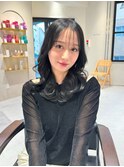 大人ミディアムレイヤー　シアーブラック　ブルーブラック