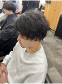 波巻きパーマ