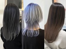 イマージュヘアーの雰囲気（デザインカラーに合わせたカットもお任せ下さい）