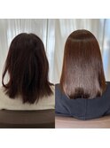 髪質改善ストレート