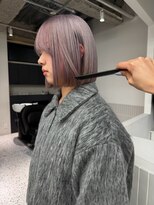 ステン(sten)&nbsp;シルバーラベンダー/ラベンダーカラー/ハイトーンボブ/ブリーチ