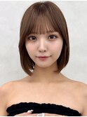 韓国ボブ/レイヤーボブ/くびれボブ/小顔カット/イメチェン