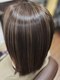 ナチュラルドットエフ(natural・f )の写真/髪や頭皮に優しいオーガニック成分を使用した白髪染め♪自然な仕上がりで、艶感のある仕上がりに大満足◎