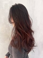 アイティーバイアルバム 八王子店(IT by ALBUM)&nbsp;ロングおくれ毛顔周りレイヤー韓国ヘア_ba492424