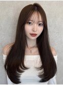 〇〇ミディアム/暗めカラー[髪質改善/縮毛矯正/レイヤーカット]