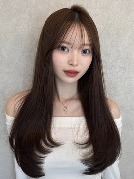 ルームバイシー 新宿(Loom. by Sea) 〇〇ミディアム/暗めカラー[髪質改善/縮毛矯正/レイヤーカット]