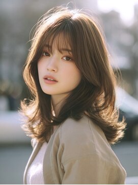 アルトリスト(Altruist Aging×HAIR&SPA) ☆イメチェンピンクベージュアンブレラカラー前髪クールショート