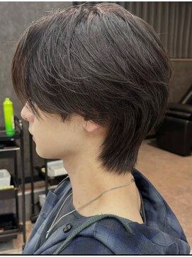 ラナ 新宿(lana) 毛流れセンターパートカルマパーマダウンパーマ刈り上げなし