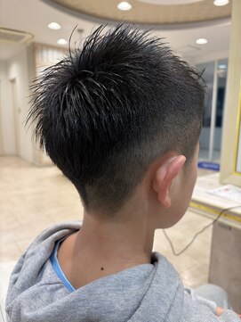 アッシュ 仙川店(Ash) キッズカットフェードマッシュショート子供小学生男の子メンズ