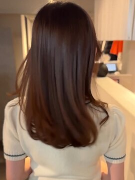 ユンク(UNC) 髪質改善『ノフ』トリートメント お客様画像。(加工無し)