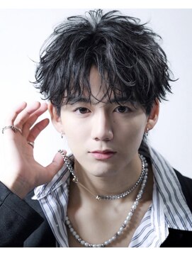 アストラ(ASTRA) MEN’S HAIR/波巻きツイストスパイラル/リバースセンターパート