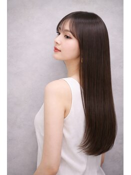 シャムオーツー 国分寺(CHAM:O2)の写真/感動の艶髪ストレート!髪質改善と縮毛矯正で叶える、お手入れ簡単ヘア☆最新商材使用!国分寺/国分寺駅