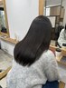 カット+髪質改善縮毛矯正+カラー+３Stepトリートメント
