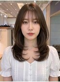 ピンクベージュ×前髪×髪質改善[髪質改善/縮毛矯正/韓国]T 