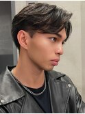 men's/メンズ/メンズカット/韓国/黒染/顔周り/ダウンバング/池袋