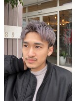 ヘアーメイクサロン プラスチッタ(hair make salon plus citta')&nbsp;ラベンダグレー × メンズショート