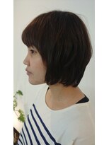 ヘアーラウンジ ジェンティーレ(hair lounge gentile) ふわっとワンカールショートボブ