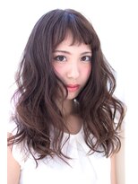イロドリ ヘアーデザイン(IRODORI hair design)&nbsp;IRODORI　ベビーバンク×セミロング2　［西尾一寛］