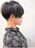 【松戸 駅近】大人かわいい黒髪前下がりベリーショート