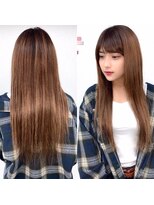 エクステ専門店あるじゃんすー 柏店&nbsp;＊Straightlong＊#エクステ#柏#グラデーションカラー