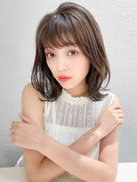 アフロート エル 錦糸町(AFLOAT L)&nbsp;前髪パーマ/小顔/テラコッタ/くすみブルー/くびれミディ