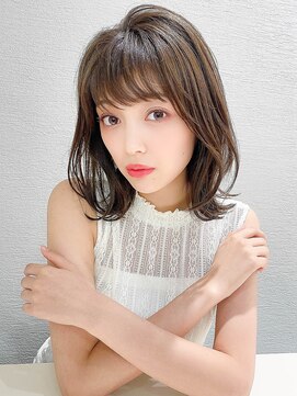 アフロート エル 錦糸町(AFLOAT L) 前髪パーマ/小顔/テラコッタ/くすみブルー/くびれミディ