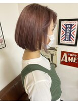 ヘアーデザインサロン スワッグ(Hair design salon SWAG)&nbsp;ピンクバイオレット　ブリーチカラー