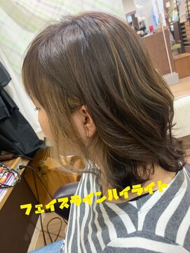 インプレス ちとせモール店(impres) フェイスライン・ハイライト^_^