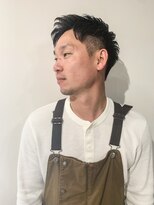 フジヤマ バーバー ショップ(FUJIYAMA BARBER SHOP)&nbsp;七三オールバックツイストパーマコンマヘア