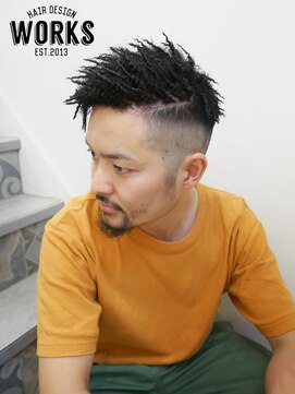 ワークス ヘアデザイン(WORKS HAIR DESIGN) メンズツイストスパイラルドレッド