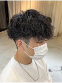 刈り上げマッシュ×ソフトツイストパーマ