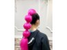 【玉ねぎポニー・4玉迄】　￥2800～　時間別料金有　【地毛又は持込エクステ】