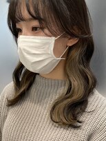 ムク 横浜店(muku)&nbsp;20代インナーカラーケアブリーチイヤリングカラーハイライト